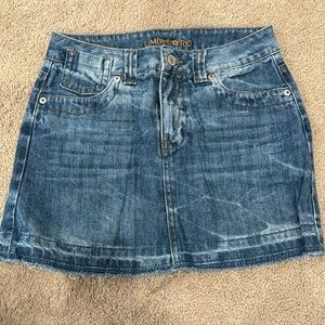 Limited Too denim mini skirt